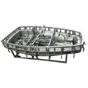 veneen rungon rotaatiovalumuotti