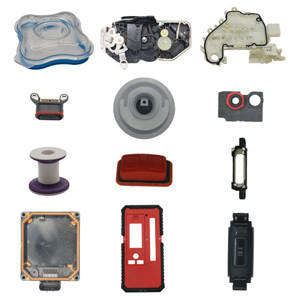 kaksiväriset ruiskupuristetut silikonituotteet