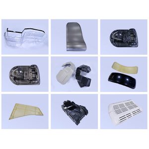 tyhjiömuovatut autojen sisä- ja ulkokoristeosat